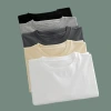 Solid color basic style: 2022 Autumn new collection, pure cotton soft and skin-friendly base, pure cotton long-sleeved T-shirt, trendy top for men Application Scenario